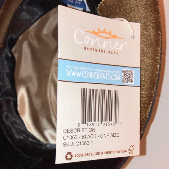 NWT Conner Steampunk Women’s Top Hat Handmade - Picture 9 of 9